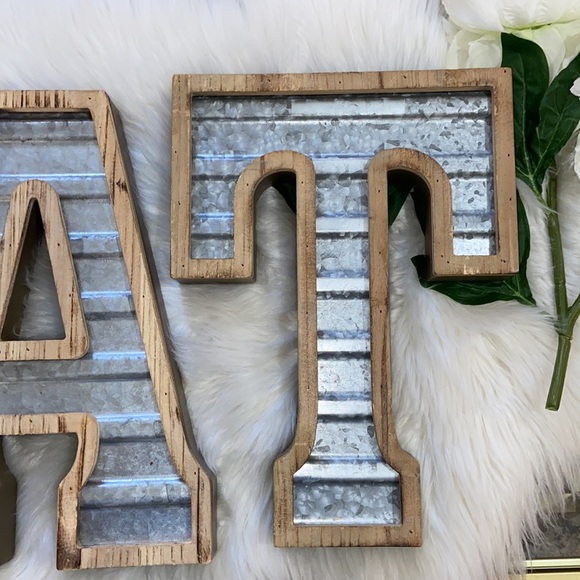 Hobby Lobby Accents Hobby Lobby Wood And Tin Letter Eat Wall